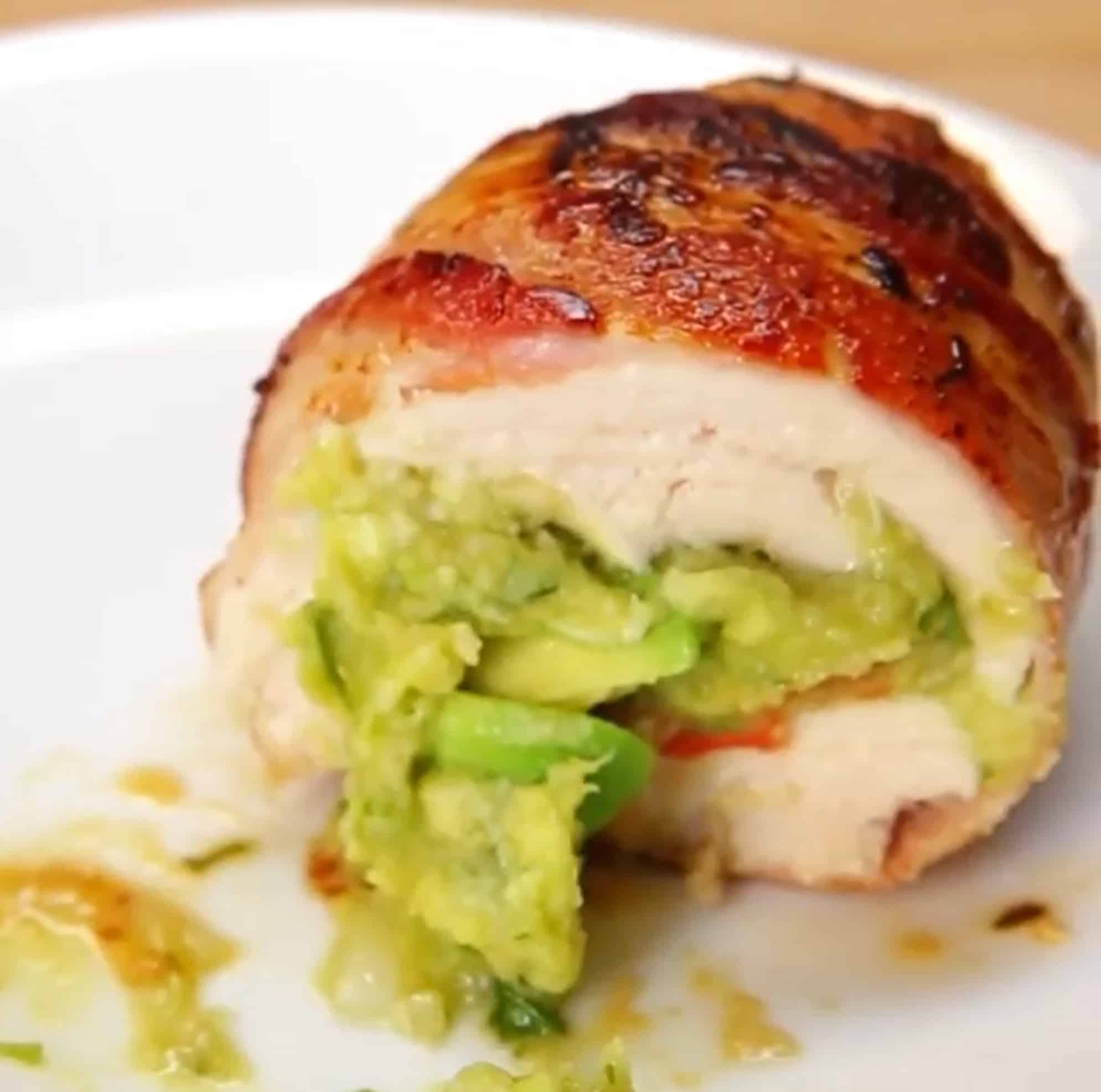 avocado stuffed chicken bacon wrapped recipe. You can learn lots of meals and how to eat healthy and lose weight from the 21 day weight loss program.